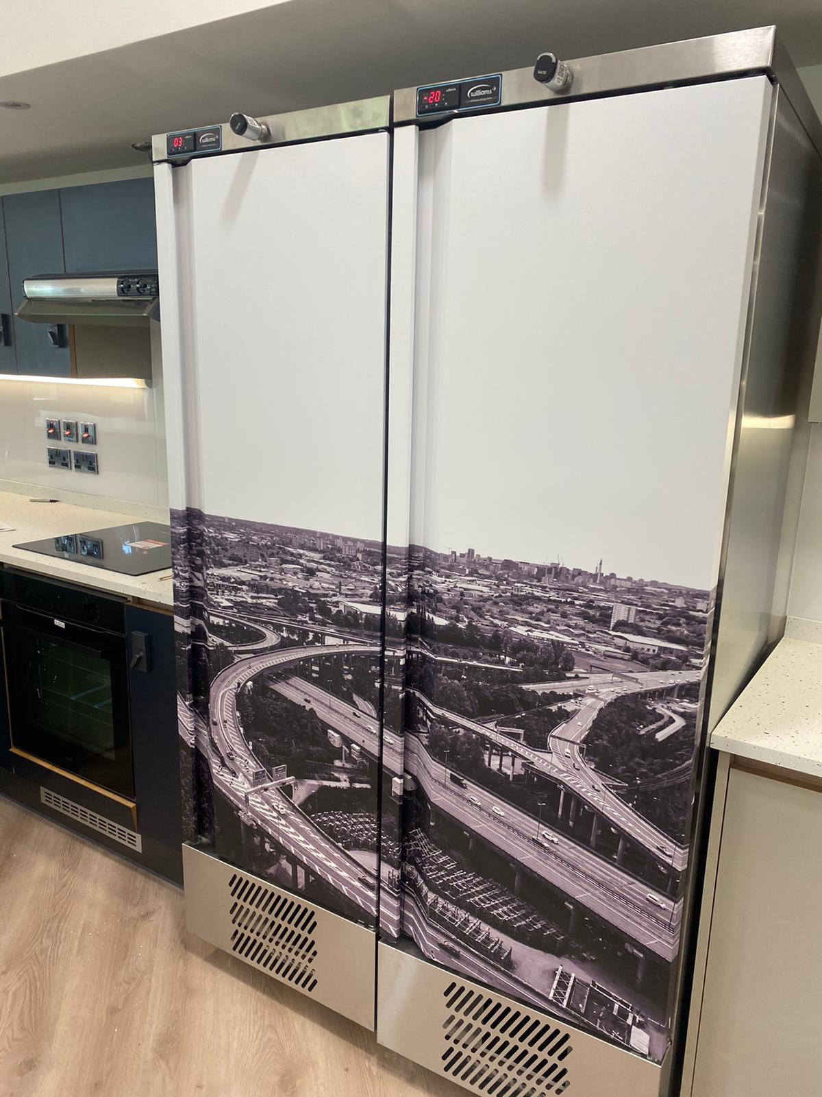 Vinyl Wall Graphics... and a Fridge!