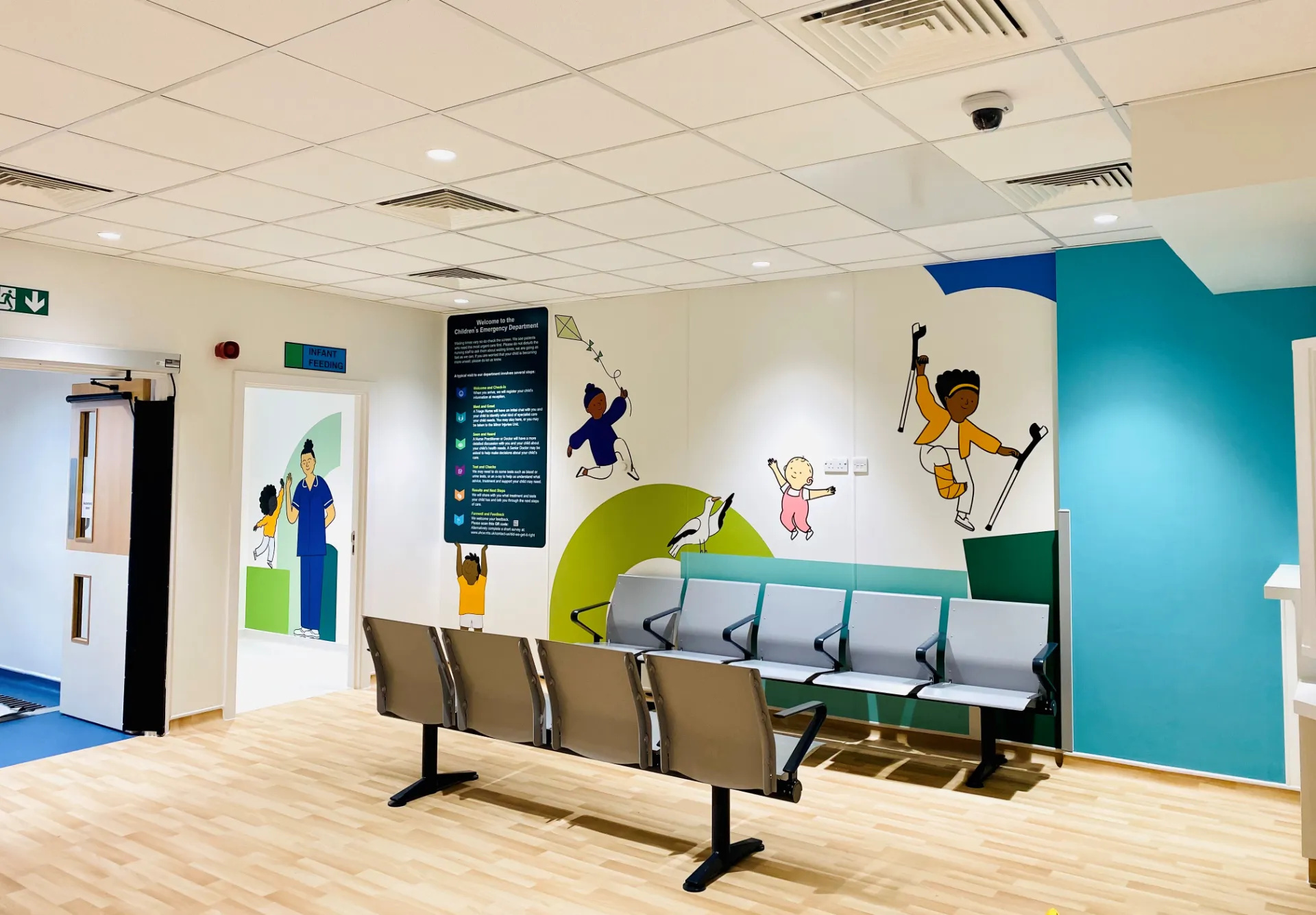 Creating a calming, child-friendly A&E environment