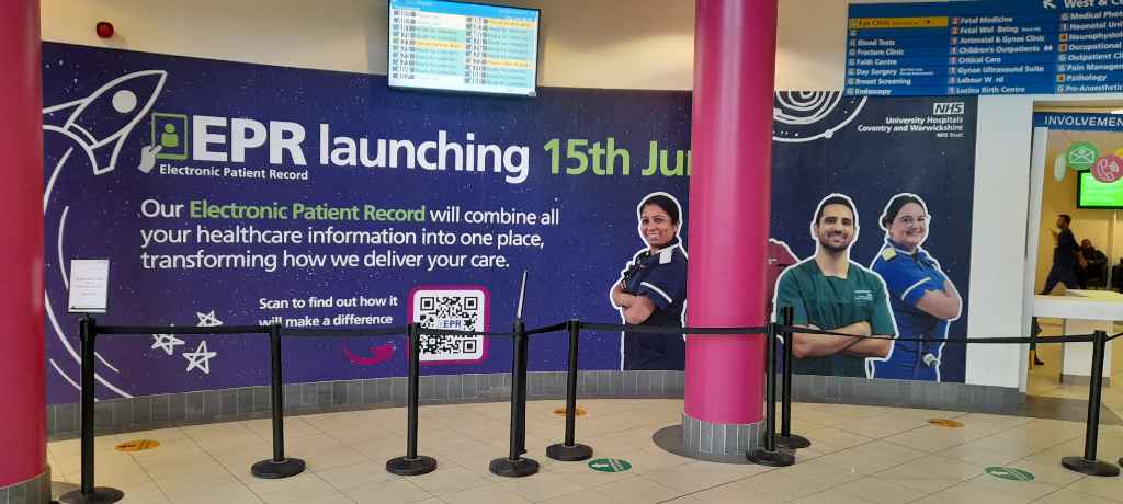 Supporting the NHS Electronic Patient Record (EPR) rollout