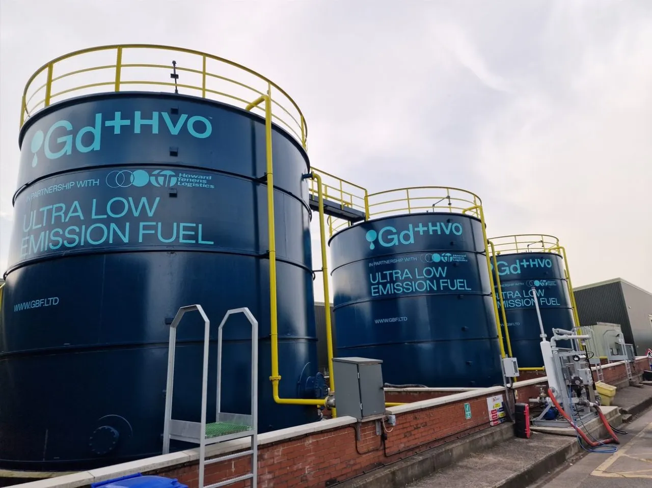 Transforming industrial fuel tanks into bold branded landmarks