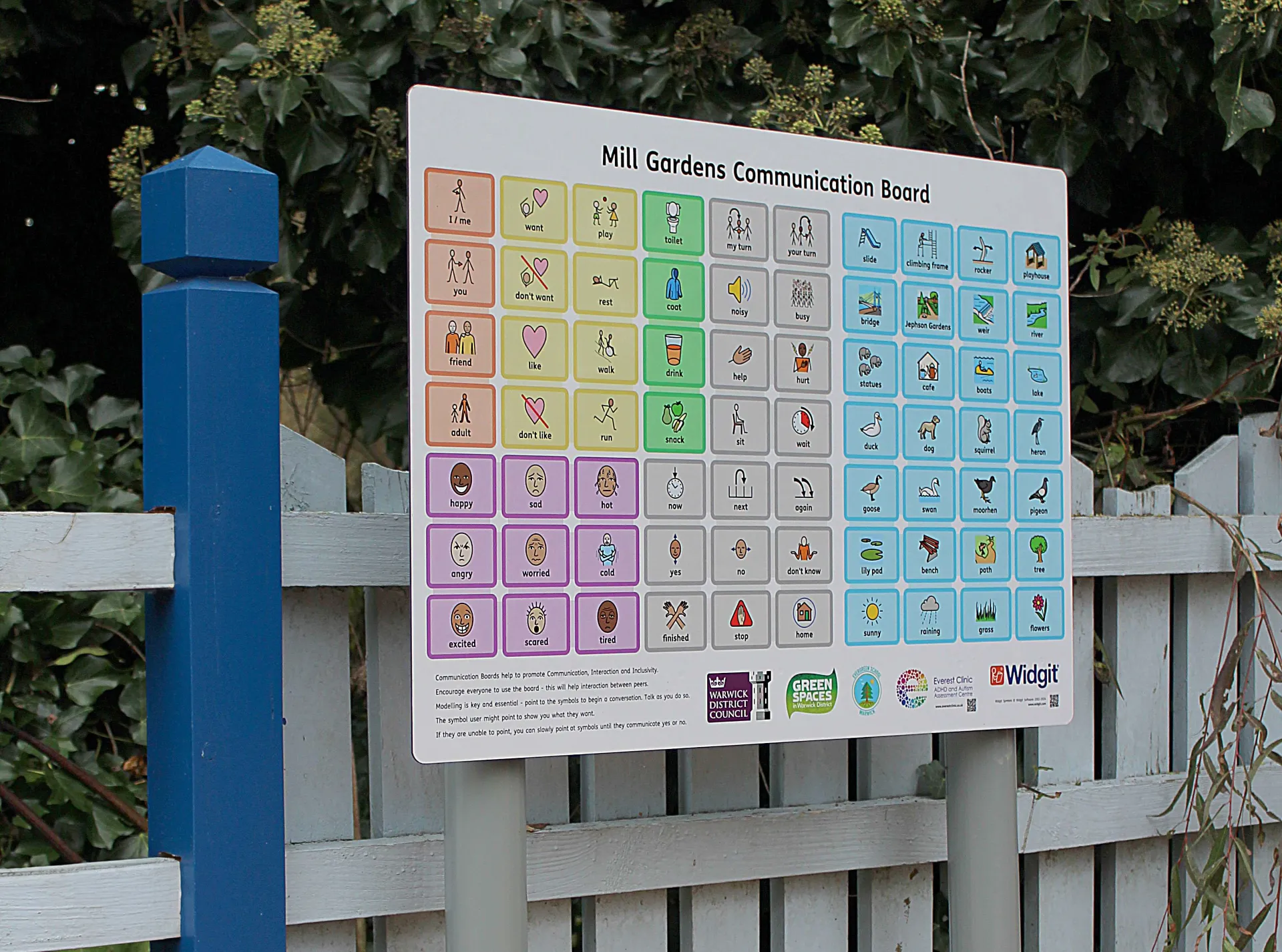 Empowering communication through symbol-based park signage